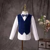 Tshirts Flower Boys Wedding Suit Dzieci Birhtday Torastka Dress Kids Fromal Blazer Set School Child Ukończenie Kostium 230713