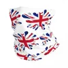 Bandanas Union Jack British British Bandana Neck Gaiter UV Ochrona twarz Scalf Cover Men Men Nekurwe Rurce Balaclava