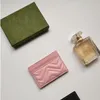 fashion designer woman Card Holders small wallet men Designer purse Pebble leather luxurys black pink