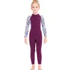 Costumi da bagno da donna Muta in neoprene da 2,5 mm Moda per bambini Caldo monopezzo Manica lunga ispessita a prova di freddo Nuotata Snorkeling Surf