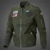 Mäns jackor Mens Bomber Pilot Jacket Winter Parkas Army Jackets Militär Motorcykeljacka Lasten Ytterkläder Air Force Pilot Tactical Coat Man J230713