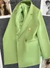 Kadınlar Suits Blazers 2023 Bahar Sonbahar Ceket Zarif Sıradan Spor Takım Kore Moda Kadınlar İçin Lüks Kat 230712