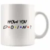 Mokken I'm Joey How You Doin Friends 11 Ounces Funny Coffee Mug 350ml Milk Tea Cup R230713