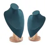 Jewelry Pouches Mannequin Bust Display Stand With Storage Holder Hanger For Pendant Chain Earring Bedroom Shelves