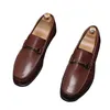 Style américain homme chaussures décontractées marron noir confortable mode luxe mocassins hommes chaussures en cuir