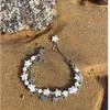 Strand Harajuku Fashion Star Pentagram Shell Beads Armband For Women Vintage Cool Charm Y2k Accessoarer 2023 Trending Smycken Present