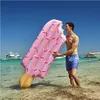 Sand Play Water Fun 196X86CM Ice Cream Float Inflatable Row Air Mattress Inflatable Swim Rings Water Sports Water Toy 230712