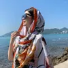 Foulards belles femmes Wrap Anti-UV léger Style ethnique été voyage Po Prop châle mince plage approvisionnement