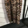 Ladies Leopard Dress Fashion Vest Dresses Retro Slim kjolar Girls Crew Neck One Piece Dresses Plus Size Dress Clothing