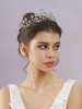 Headpieces Fashion Silver Color Bridal Crowns Stars Princess Diadem Wedding Hair Accessories Women smycken Present Party