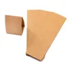 Takı Torbaları 10 PCS 6.5x24.5cm Kraft Kağıt Küpe Ekran Standları Tutucu Kartları DIY Hediye Karton Malzemeleri Yapma Etiketleri Toptan