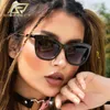 SIMPRECT CAT EYE SUNLASSES Women 2023 Luxury Brand Designer Fashion Vintage Screen Sun Glasses Retro UV400 оттенки для женщин