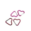 1000Pcs/Lot Party Gift Heart-Shaped Aluminum Carabiner Key Chain Clip Outdoor Camping Keyring Hook Water Bottle Hanging Buckle Wholesale I0713