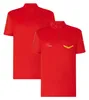 T-shirt ufficiale per tifosi del team di Formula 1 - La manica corta in stile abbigliamento da gara di Formula 1 può essere personalizzata in termini di dimensioni e design alla moda.