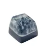 Claviers Personnalisé Résine Goutte À Goutte Colle Snow Mountain Keycap Cherry Blossom Transparent Cross Shaft R4 ESC Jeu Clavier Mécanique 230712