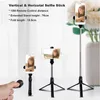 Selfie Monopods Sans fil Bluetooth Selfie Stick Trépied avec télécommande pour iPhone Huawei Samsung Android Mobile Monopod Selfie Stick Shutter R230713