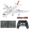 Electric/RC Aircraft Airbus A380 RC Airplane Drone Toy Remote Control Plane 2.4G Fixed Wing Plane Outdoor Aircraft Model for Children Boy Aldult Gift 230712