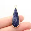 Pendant Necklaces Natural Stone Pendants Long Water Drop Labradorite Amazonites Charms For Jewelry Making Diy Women Necklace Earring Gifts