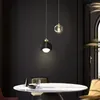 Lustres Led Art Lustre Suspension Lampe Lumière Chambre Décor De Luxe Maître De Chevet Moderne Simple Style Nordique Ligne Salon TV Fond Mur