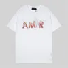 2024 Designer S Amari T-shirts Gedrukt Amirir Shirt Mode Heren en Vrouwen Amris Tshirt Katoenen T-shirt Kleding Haruku streetwear Losse Hip Hop Straat T-shirt B29