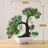 Fleurs décoratives plusieurs Styles plantes artificielles en pot pin petit faux ornements pour bureau maison jardin décor