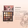 Eye Shadow IMAGIC 16 Color Eyeshadow Shimmer Palette Matte Highlighter Long Lasting Pigmented Powder Professional Mineral Powder Makeup 230712