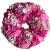 Dekorativa blommor Artificial Rose Hydrangea Garland Bröllopsdekoration Bord Flower Ball Arch Rings 45cm Mixcolor 10st/Lot Tongfeng