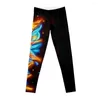 Spodnie Active Fiery Feathers Legginsy Gym Legging Damskie