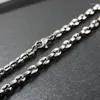 Chaînes personnalise 3.5/4.2/5mm de large chaîne pour hommes en acier inoxydable 316L collier mode bijoux cadeau de noël