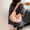 Evening Bags Casual Quilted Hobos Women Shoulder Crossbody Designer Nylon Padded Handbags Luxury Soft Puffy Bag Lady Tote Shopper Purses 230713