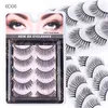 Thick Natural Long False Eyelashes Extensions Naturally Soft & Ligtht Handmade Reusable Multilayer Fake Lashes Wispy Easy to Wear