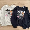 Sweats à capuche pour femmes Sweatshirts Corée Mode Mardi Sweat à capuche Daisy Flower Print Coton Lâche Casual Sweat Street Trend Couple Pull Pull 230713