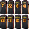 Man Kids Impresso Basquete Bufkin Jersey 4 Seth Lundy 8 Rudy Gay Usman Garuba Garrison Mathews 25 Bruno Fernando 24 Saddiq Bey 41 Trae Young 11 Camisa DeAndre Hunter