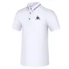 Herrpolos Summer Men's Golf Apparel Outdoor Sports Short Sleeve Shirt Snabbt torrt andas Vit eller grön casual Polo Shirt Topp 230713