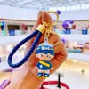 Mode Blogger Designer Jewelry Klein Blue Par Keychain Cute Cartoon Toy Car Mobiltelefon Keychains Lanyards Keyrings Wholesale YS20