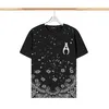 2023 Designer Fashion Luxury Amari T-shirt Mode Homme et Femme Couple Vêtements Amris Cotton Logo Graffiti Print Street Hip Hop Trendy T-shirt Taille M-XXXL T2011