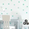 Adesivi murali Motivo a pois blu per la camera dei bambini Decorazioni per l'asilo per matrimoni trasparenti per bambini