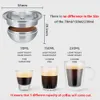 Koffiefilters Groothandel Set RVS Herbruikbare Capsule Compatibel met Nespresso Vertuo Vertuoline Filter 230712