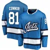 Winnipeg Adam Lowry C 패치 저지 Connor Connor Hellebuyck Tyler Toffoli Josh Morrissey Nate Schmidt Nikolaj Ehlers Kyle Connor Mark Scheifele Sean Monahan Jet Jerseys