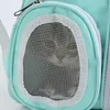 Bolsa para transporte de gatos, cachorro de estimação, bolsa portátil para verão, respirável, material escolar, produtos