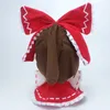 Pluszowe lalki oryginalne dwa wymiary lalki Fumo 20cm śliczne Anime Cartoon TouHou Project Hakurei Reimu Cosplay pluszowe zabawki lalki kolekcjonerska zabawka 230712