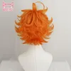 Whole-Aanihut Emma Cosplay Wig Anime Yakusoku No Neverland Women Orange Cosplay Poster 63194 The Obieced Neverland Emma265J