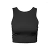 Tanks pour femmes Sexy Tabar Top Femmes Summer coréen Slim Streetwear Crop Coupez Y2K Vêtements High Street Vest sans manche Tricot