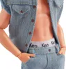 Poupées originales le film à collectionner Ken poupée portant Denim ensemble assorti Hrf27 garçons filles jouets cadeau de vacances 230712