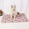 Square Pet Kitten Puppy Non-slip And Leak-proof Sleeping Pad Nest Pad Cat Bed Cushion Warm Pet Mat Cat Dog Puppy Bed