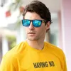 Sunglasses Masculino Custom Made Myopia Minus Prescription Polarized Lens Square Full-rim Sports Colorful Mirror Sunglasses -1 To-5 230712