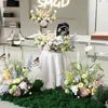 Decorative Flowers Colorful Wedding Floor Floral Arrangement Table Centerpieces Flower Event Decor Row Window Display Banquet Party Props