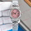 Relojes para mujer de 31 mm con motivo Diamante Reloj Rolejes para mujer Datejust Zafiro Movimiento automático Mecánico Oystersteel Jubilee Pulsera Reloj de pulsera maestro L07