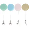 Opbergzakken 4 Pack Macaron Telefoonscherm Reinigingsballen Touch Cleaner Met Hoesje Mobiele doekjes Glassleutel