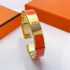 Popular designer bracelet for women bangle opening design creative distinctive stylish alloy solid color letter lady cuff braceletes charming attract ZB003 E23